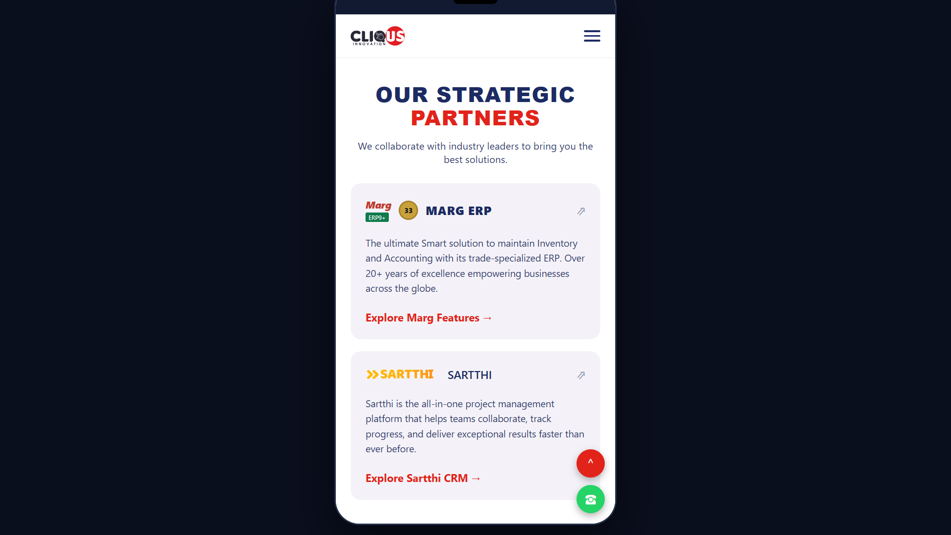 TechSartthi Custom Mobile Applications Layout for iOS and Android